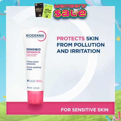 BIODERMA - Sensibio Defensive Active Soothing Moisturiser (Soothes Sensitive and Sensitised Skin) 40ml