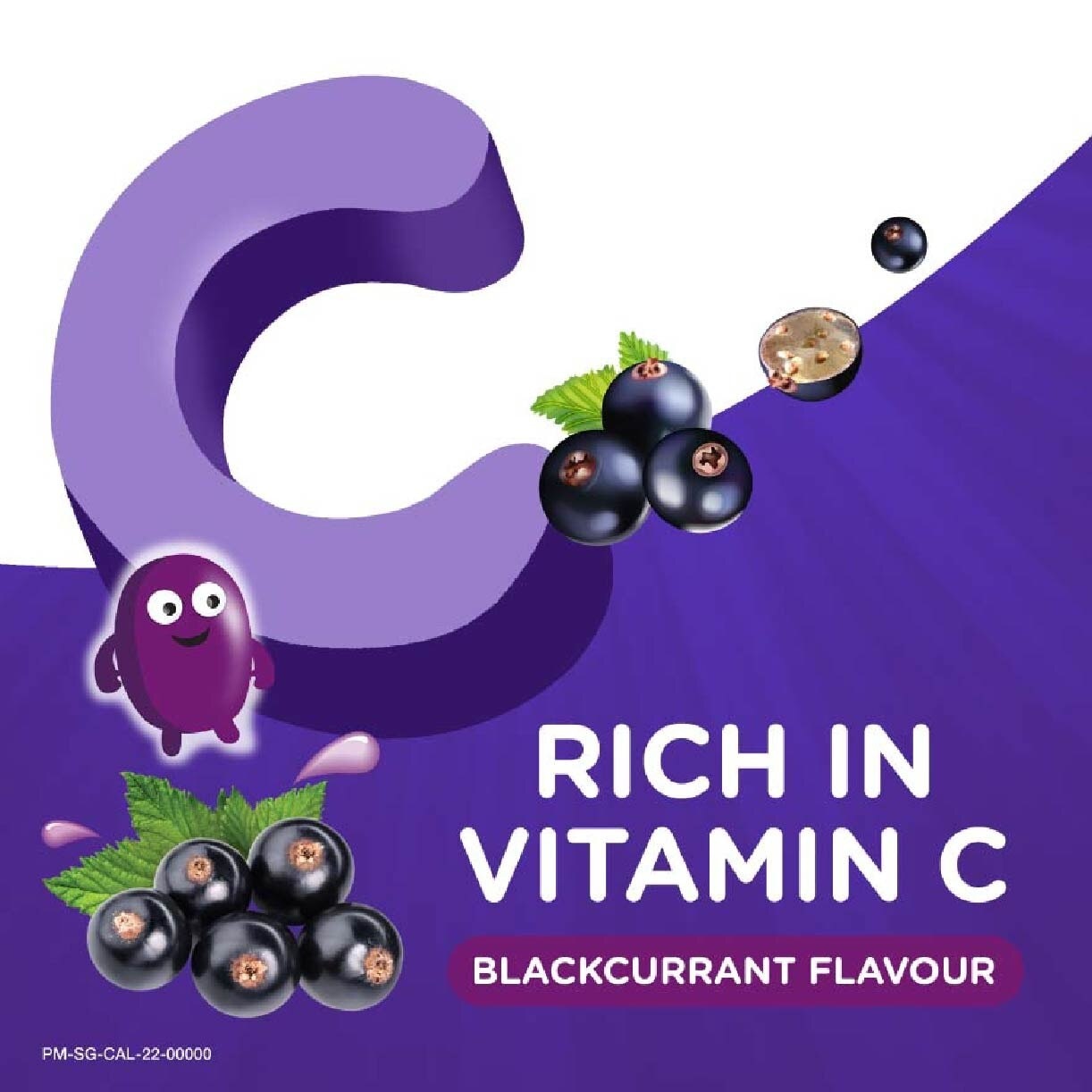 Vitamin C Pastilles Blackcurrant Flavour (For Daily Immunity Support) 100g