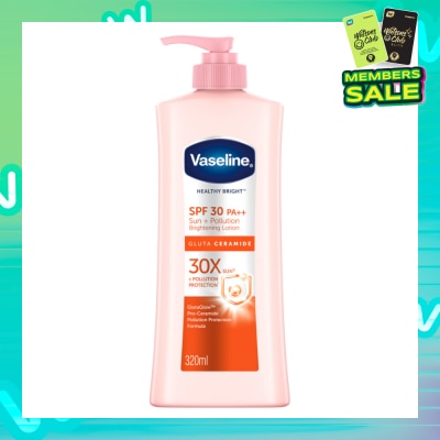 VASELINE Healthy Bright Gluta Ceramide Sun + Pollution Brightening Lotion SPF30 PA++ 320ml
