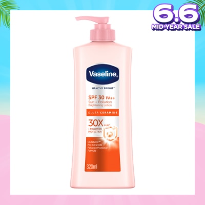 VASELINE Healthy Bright Gluta Ceramide Sun + Pollution Brightening Lotion SPF30 PA++ 320ml