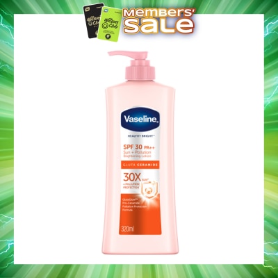 VASELINE - Healthy Bright Gluta Ceramide Sun + Pollution Brightening Lotion SPF30 PA++ 320ml