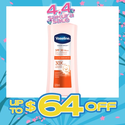 VASELINE - Healthy Bright Gluta Ceramide Sun + Pollution Brightening Lotion SPF30 PA++ 320ml
