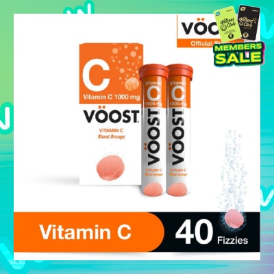 VOOST Vitamin C Effervescent Vitamin Supplement Tablet (Maintain Immune System Health) 40s