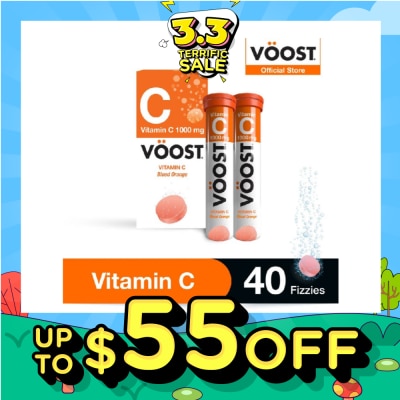VOOST Vitamin C Effervescent Vitamin Supplement Tablet (Maintain Immune System Health) 40s