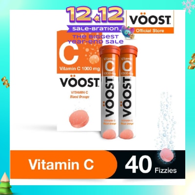 VOOST Vitamin C Effervescent Vitamin Supplement Tablet (Maintain Immune System Health) 40s