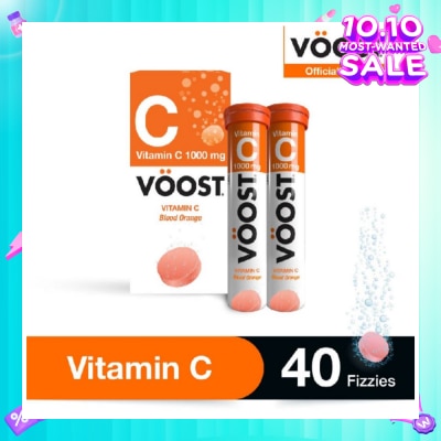 VOOST Vitamin C Effervescent Vitamin Supplement Tablet (Maintain Immune System Health) 40s