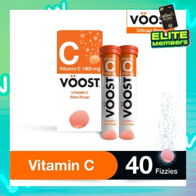 VOOST Vitamin C Effervescent Vitamin Supplement Tablet (Maintain Immune System Health) 40s