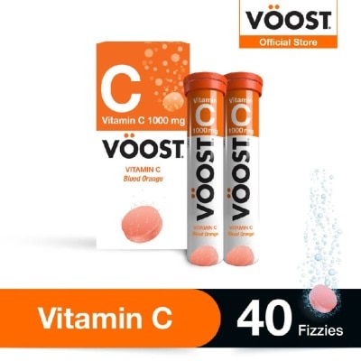 VOOST Vitamin C Effervescent Vitamin Supplement Tablet (Maintain Immune System Health) 40s