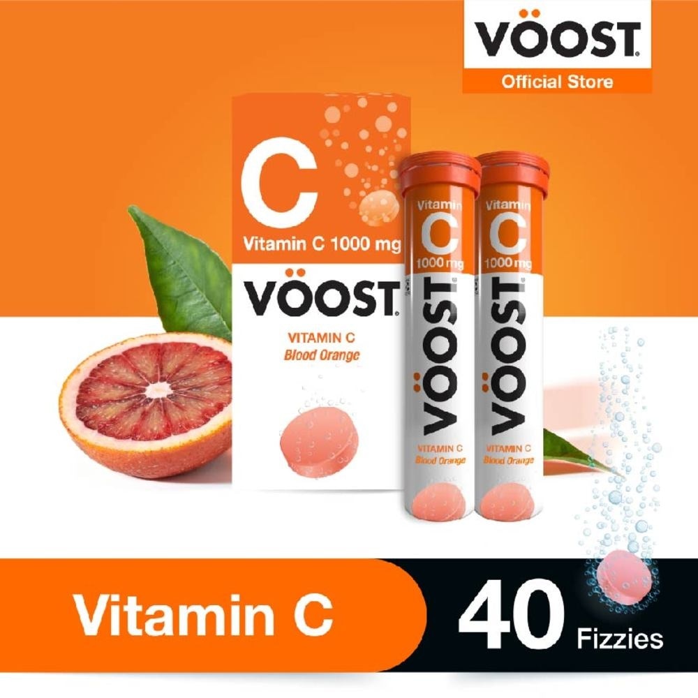 Vitamin C Effervescent Vitamin Supplement Tablet (Maintain Immune System Health) 40s