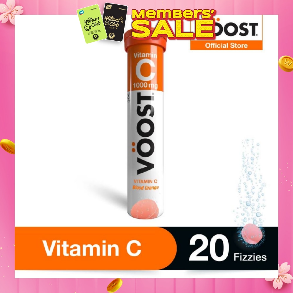 Vitamin C Effervescent Vitamin Supplement Tablet (Maintain Immune System Health) 20s