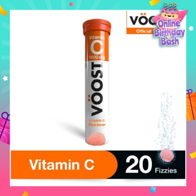 VOOST Vitamin C Effervescent Vitamin Supplement Tablet (Maintain Immune System Health) 20s