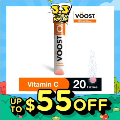 VOOST Vitamin C Effervescent Vitamin Supplement Tablet (Maintain Immune System Health) 20s