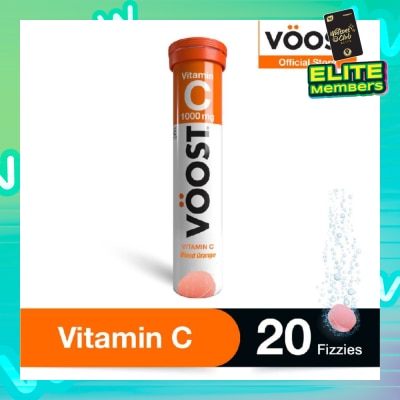 VOOST Vitamin C Effervescent Vitamin Supplement Tablet (Maintain Immune System Health) 20s