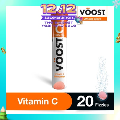 VOOST Vitamin C Effervescent Vitamin Supplement Tablet (Maintain Immune System Health) 20s