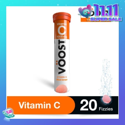 VOOST Vitamin C Effervescent Vitamin Supplement Tablet (Maintain Immune System Health) 20s