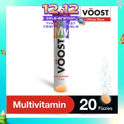 VOOST Multivitamin Effervescent Vitamin Supplement Tablet 20s (Expiry: May`2026)