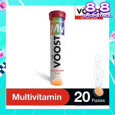 VOOST Multivitamin Effervescent Vitamin Supplement Tablet (Support General Health & Wellbeing) 20s
