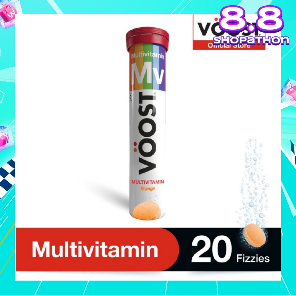 Multivitamin Effervescent Vitamin Supplement Tablet (Support General Health & Wellbeing) 20s