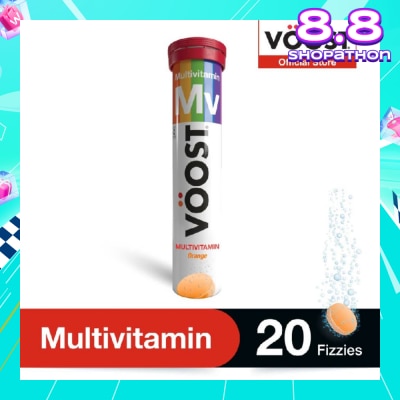 VOOST Multivitamin Effervescent Vitamin Supplement Tablet (Support General Health & Wellbeing) 20s