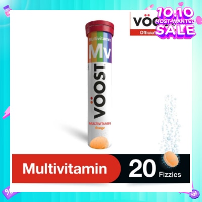 VOOST Multivitamin Effervescent Vitamin Supplement Tablet 20s (Expiry: May`2026)