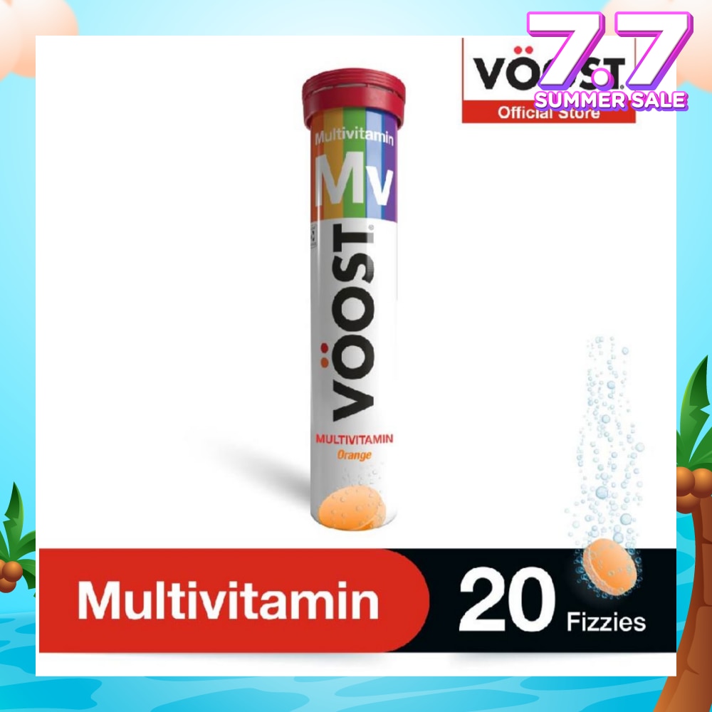Multivitamin Effervescent Vitamin Supplement Tablet (Support General Health & Wellbeing) 20s