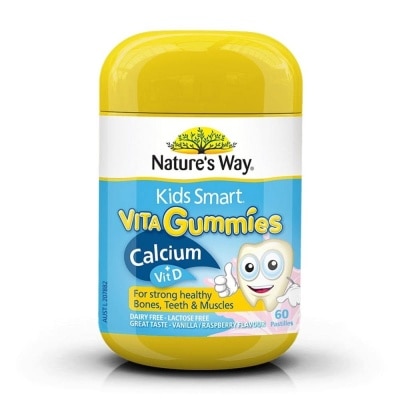 NATURES WAY Kids Smart Vita Gummies Calcium + Vitamin D 60 Pastilles