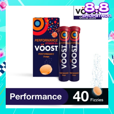 VOOST Performance Effervescent Vitamin Supplement Tablet (Support Muscle Fuction) 40s