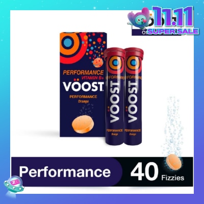 VOOST Performance Effervescent Vitamin Supplement Tablet (Support Muscle Fuction) 40s (Expiry: Jul`2026)
