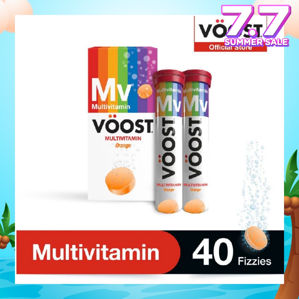 Multivitamin Effervescent Vitamin Supplement Tablet (Support General Health & Wellbeing) 40s
