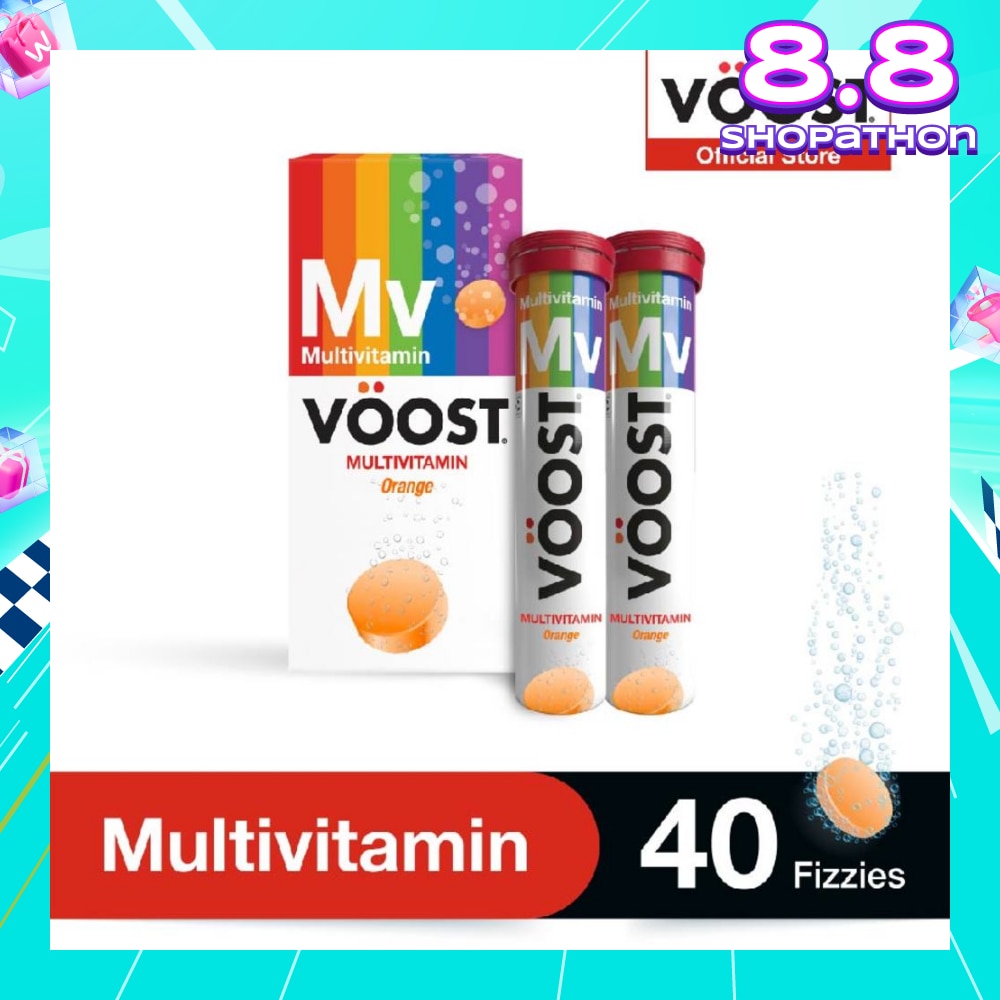 Multivitamin Effervescent Vitamin Supplement Tablet (Support General Health & Wellbeing) 40s