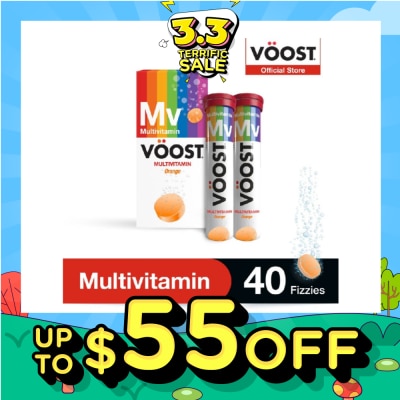 VOOST Multivitamin Effervescent Vitamin Supplement Tablet 40s
