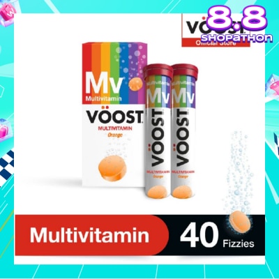 VOOST Multivitamin Effervescent Vitamin Supplement Tablet (Support General Health & Wellbeing) 40s