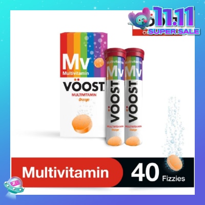 VOOST Multivitamin Effervescent Vitamin Supplement Tablet 40s (Expiry: May`2026)
