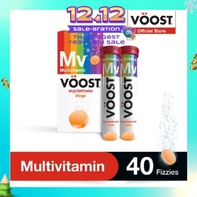 VOOST Multivitamin Effervescent Vitamin Supplement Tablet 40s (Expiry: May`2026)
