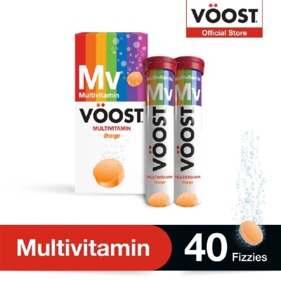 VOOST Multivitamin Effervescent Vitamin Supplement Tablet (Support General Health & Wellbeing) 40s