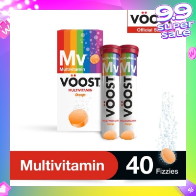 VOOST Multivitamin Effervescent Vitamin Supplement Tablet 40s (Expiry: May`2026)