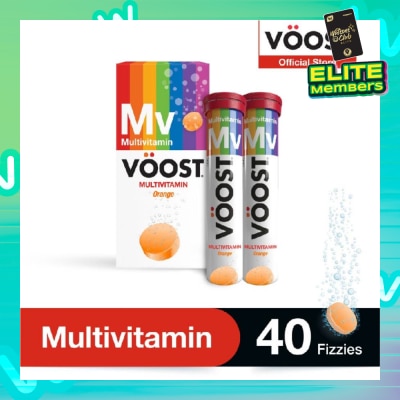 VOOST Multivitamin Effervescent Vitamin Supplement Tablet 40s (Expiry: May`2026)