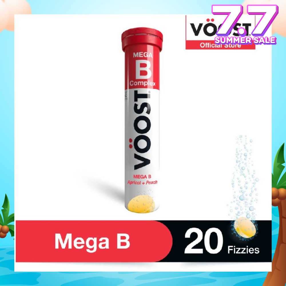 Mega B Effervescent Vitamin Supplement Tablet (Relieve Fatigue) 20s