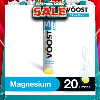 VOOST - Magnesium Effervescent Vitamin Supplement Tablet (Support Muscle Health) 20s