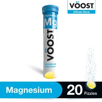 VOOST Magnesium Effervescent Vitamin Supplement Tablet (Support Muscle Health) 20s