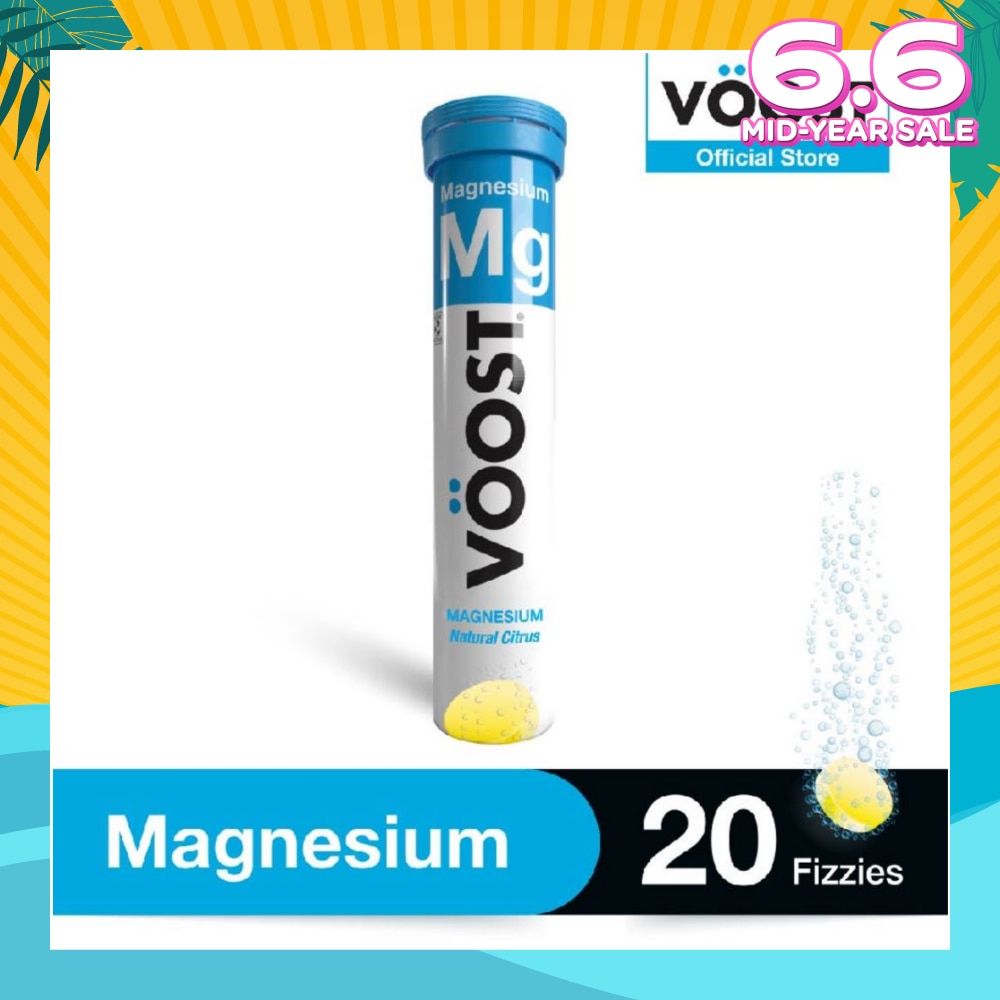 Magnesium Effervescent Vitamin Supplement Tablet (Support Muscle Health) 20s