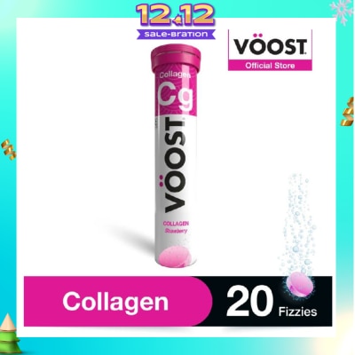 VOOST Collagen Effervescent Vitamin Supplement Tablet (Support Skin Health) 20s (Expiry: Sep`2026)