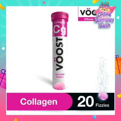 VOOST Collagen Effervescent Vitamin Supplement Tablet (Support Skin Health) 20s