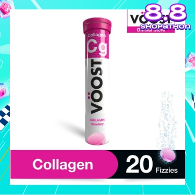 VOOST Collagen Effervescent Vitamin Supplement Tablet (Support Skin Health) 20s