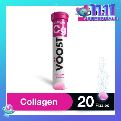VOOST Collagen Effervescent Vitamin Supplement Tablet (Support Skin Health) 20s