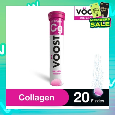 VOOST Collagen Effervescent Vitamin Supplement Tablet (Support Skin Health) 20s