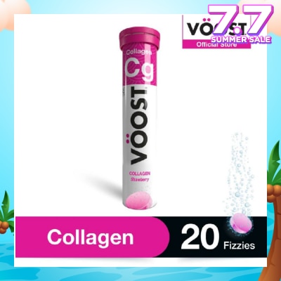 VOOST Collagen Effervescent Vitamin Supplement Tablet (Support Skin Health) 20s