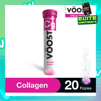 VOOST Collagen Effervescent Vitamin Supplement Tablet (Support Skin Health) 20s