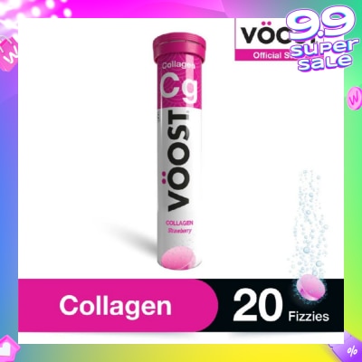 VOOST Collagen Effervescent Vitamin Supplement Tablet (Support Skin Health) 20s