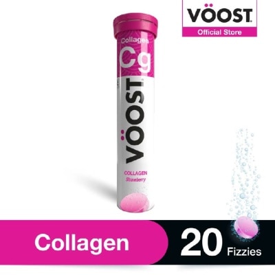 VOOST Collagen Effervescent Vitamin Supplement Tablet (Support Skin Health) 20s